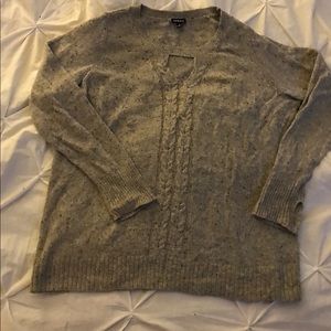 Torrid keyhole cutout cable sweater